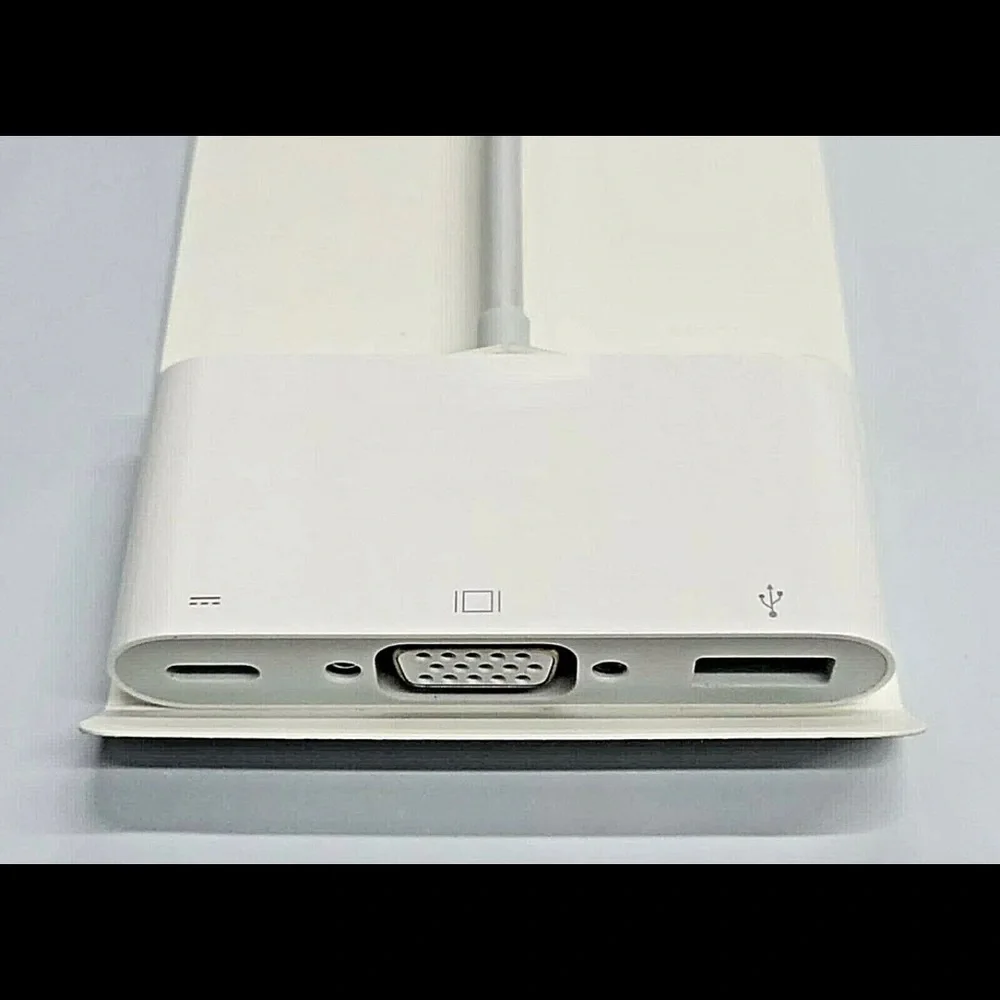 GENUINE Apple USB-C to VGA Multiport Adapter MJ1L2AM/A - A1620 - Open Box
